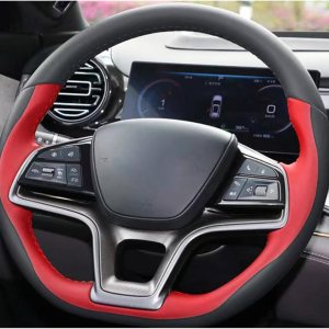 Fundas de volante para BYD Song Plus Dmi Song Pro EV New Energy Qin Plus, cubierta personalizada para volante de automóvil Fundas de volante para BYD Song Plus Dmi Song Pro EV New Energy Qin Plus, cubierta personalizada para volante de automóvil