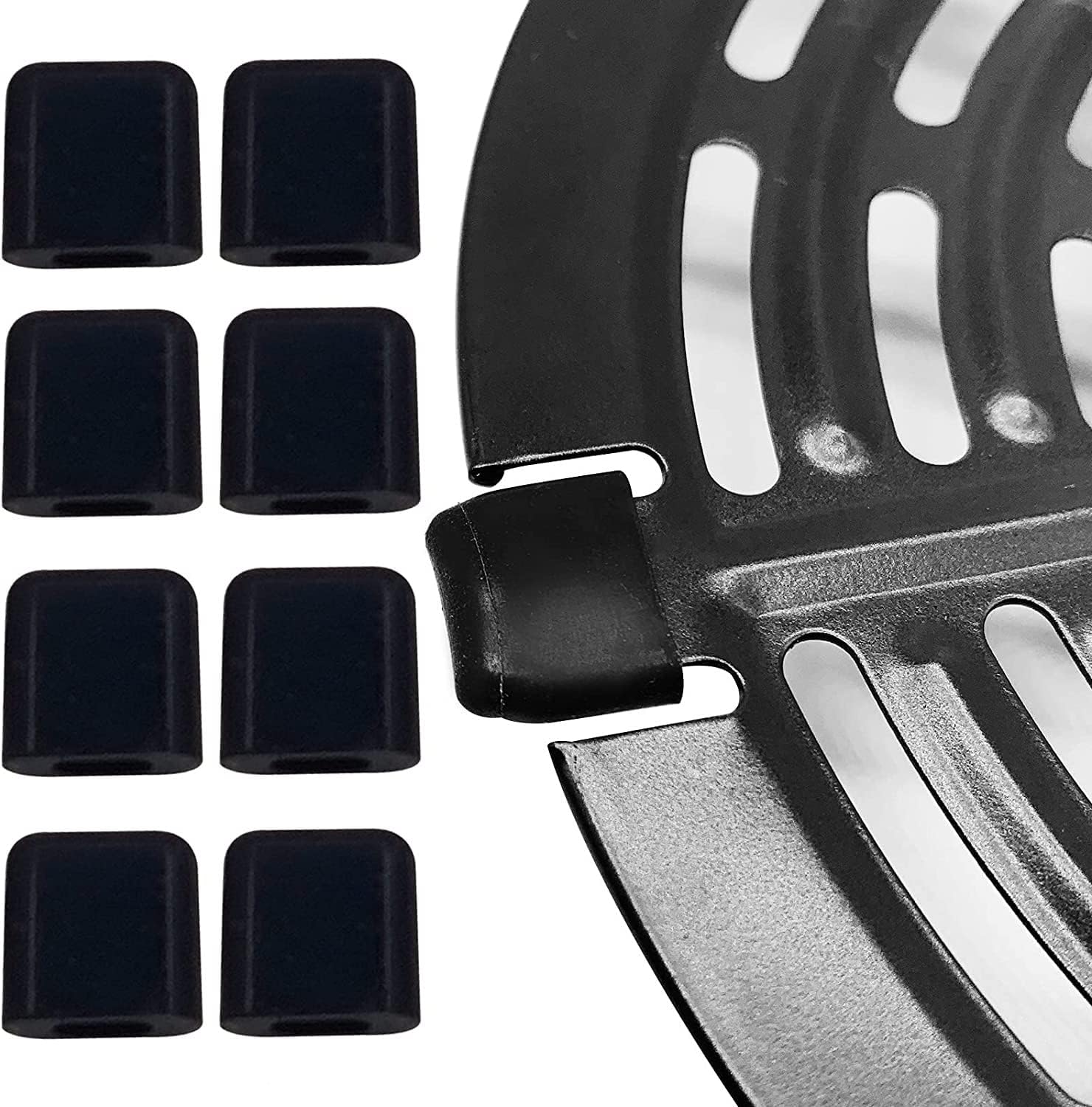 8 pestañas de goma para freidora de aire de 2 cuartos de galón de 3.7 cuartos de galón y 5 cuartos de galón, almohadillas de goma para freidora de