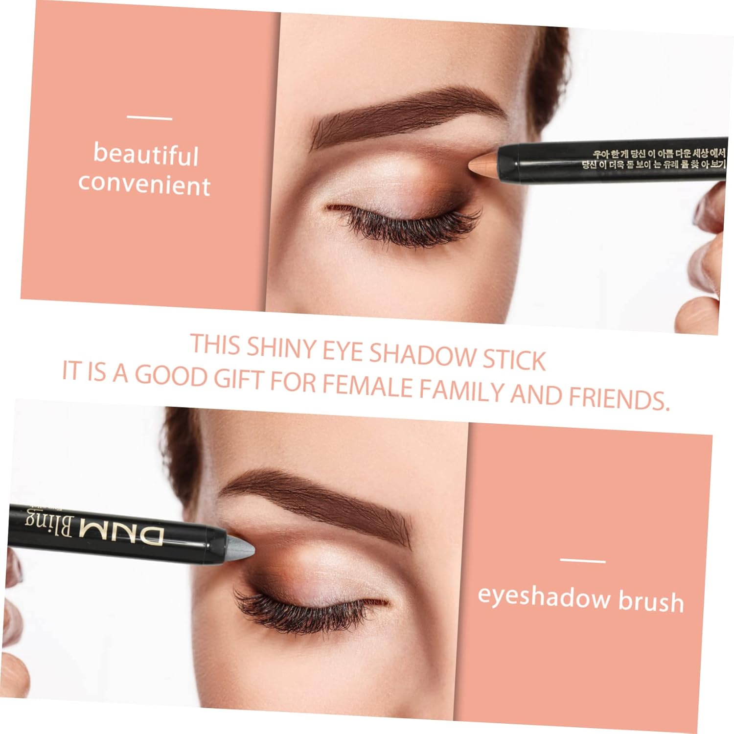 5 unids sombra de ojos nacarada lápiz crema traje flash sombra de ojos palos conjuntos brillo sombra de ojos palo colorido mujeres cosméticos pasta