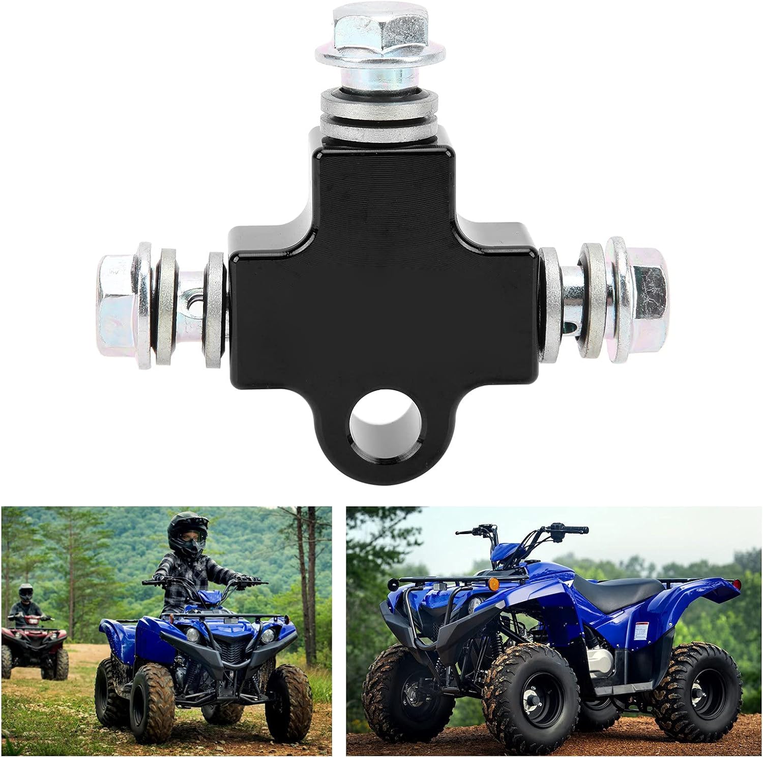 Aramox Línea de freno hidráulico para motocicleta, conector de manguera en T, adaptador de 3 vías, acoplamiento de conector en T, manguera de tubo