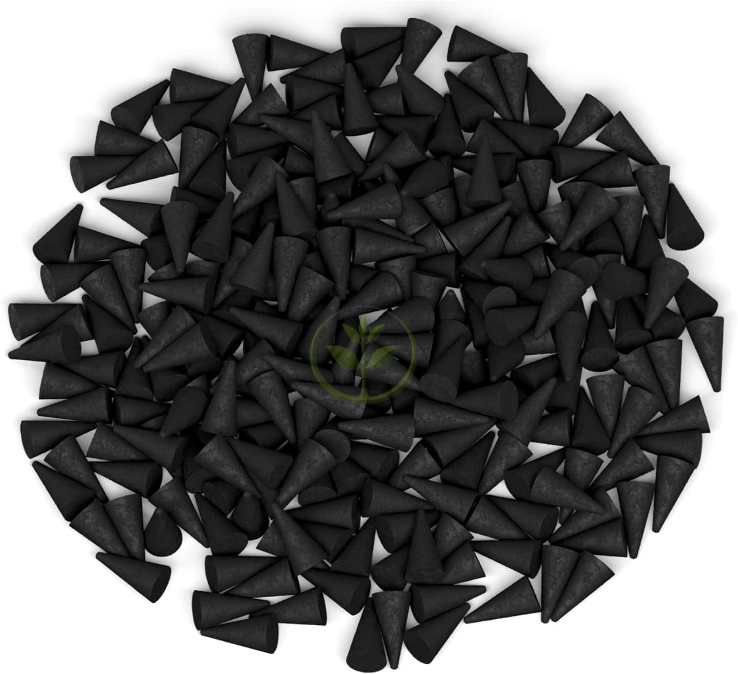 Conos de incienso de carbón de vainilla de 1 pulgada TOPFLOW  Paquete de 100  Conos perfumados naturales hechos a mano sumergidos a mano