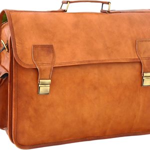 Bolso de mensajero de cuero para hombre de 18 pulgadas de grano completo de cuero para portátil, bolso cruzado vintage para oficina, maletín marrón, Bolso de mensajero de cuero para hombre de 18 pulgadas de grano completo de cuero para portátil, bolso cruzado vintage para oficina, maletín marrón,