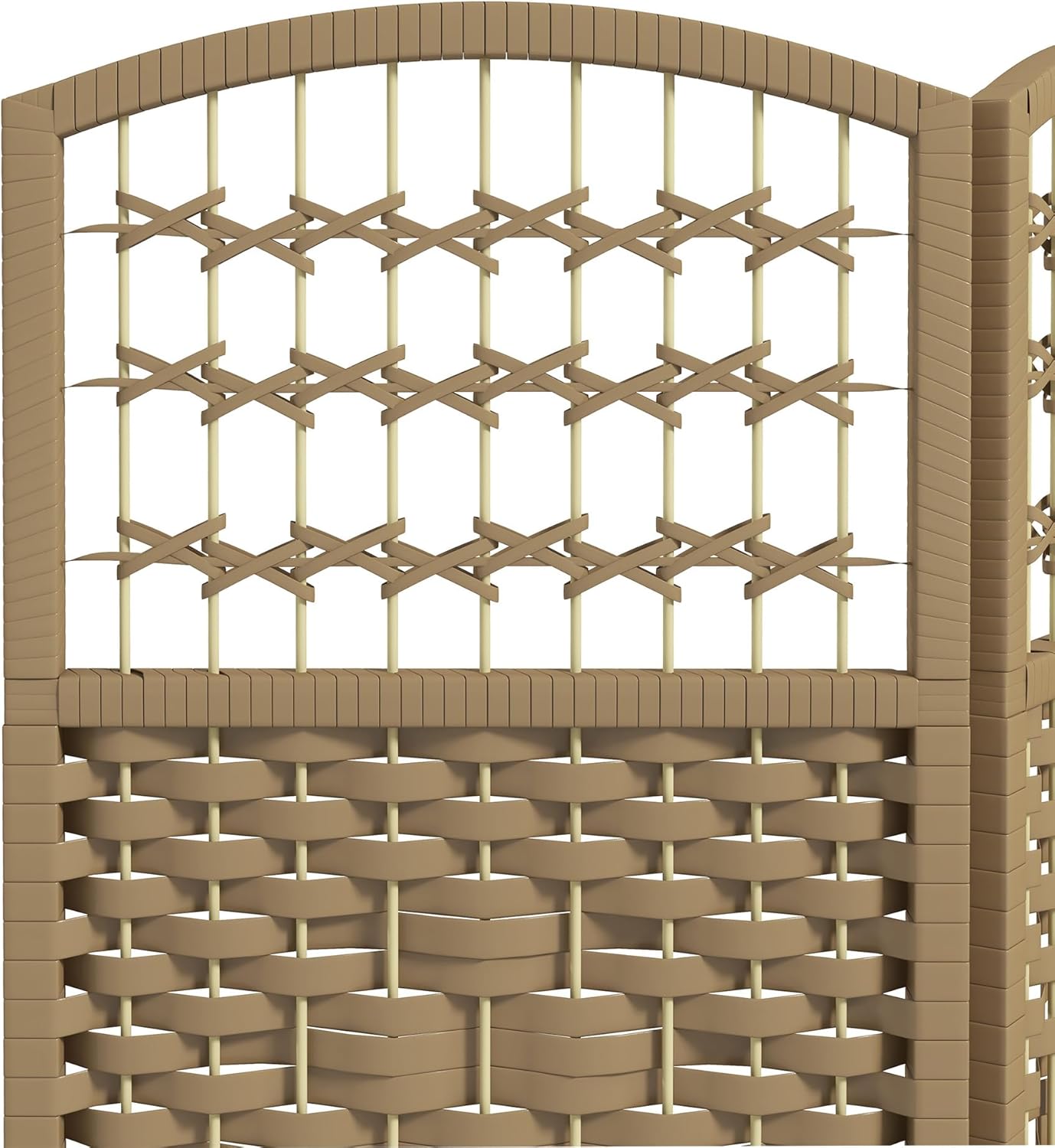 HOMCOM Divisor de habitación de 3 paneles, pantalla de privacidad plegable, separador de habitación de 5.6 pies, divisor de pared de división