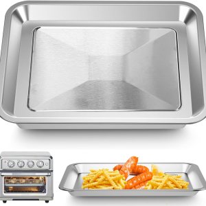 Bandeja de repuesto para freidora de aire Cuisinart TOA-26 TOA-28, horno de convección para freidora de aire, 10.7 x 9.8 pulgadas, malla Bandeja de repuesto para freidora de aire Cuisinart TOA-26 TOA-28, horno de convección para freidora de aire, 10.7 x 9.8 pulgadas, malla