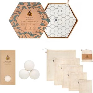 SuperBee Kit de lavandería – Kit de viaje de lavandería ecológico – Ropa de lavandería para pieles sensibles sin químicos – Alternativa de SuperBee Kit de lavandería – Kit de viaje de lavandería ecológico – Ropa de lavandería para pieles sensibles sin químicos – Alternativa de