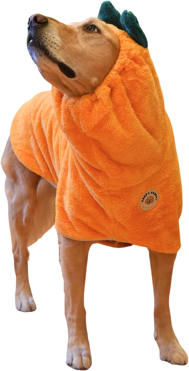 Toalla de baño de alta calidad para perros, bata de microfibra súper absorbente para perros y gatos pequeños, medianos y grandes, elegante y