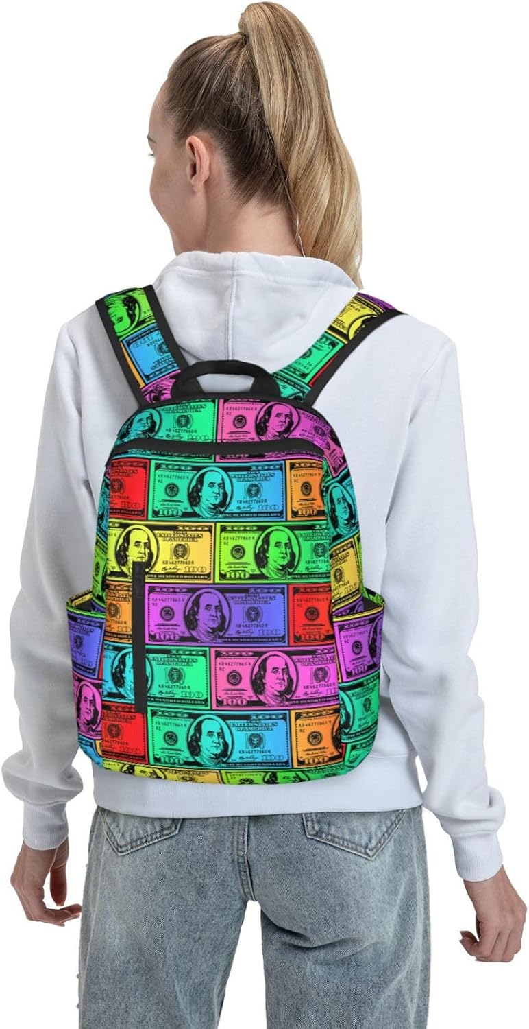 JZDACH Mochila de viaje y deporte, mochila para computadora de negocios, para hombres y mujeres, Imagen(329)