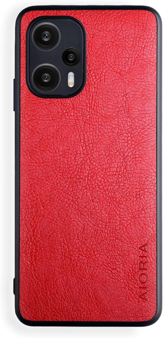 AIORIA Funda para Xiaomi Poco F5, 6.67 “Pantalla Premium PU Cuero Teléfono Cubierta Retro Diseño de Negocios Funda Protectora Completa para Xiaomi