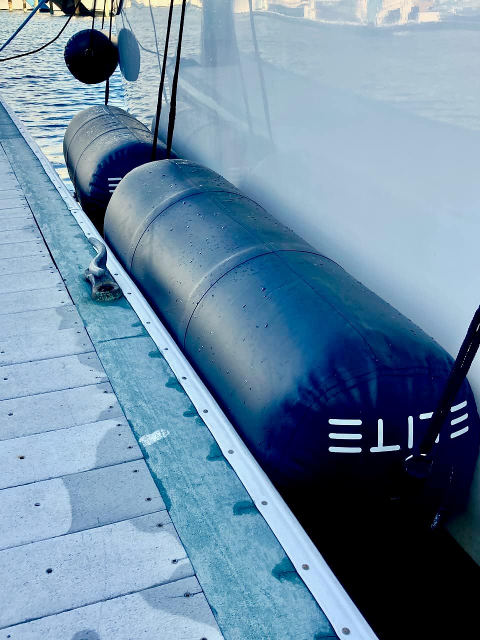Elite Fenders Defensas inflables de alta resistencia para barcos, yates, veleros, muelles