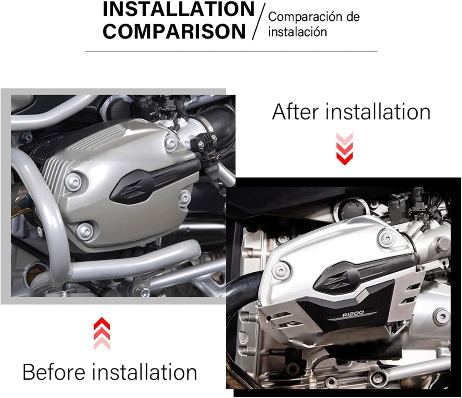 Marcos protectores de motocicleta para BMW R 1200 GS Adventure (2006-2009) R1200R R1200ST R1200GS GS 1200 ADV cubierta protectora de motor protector