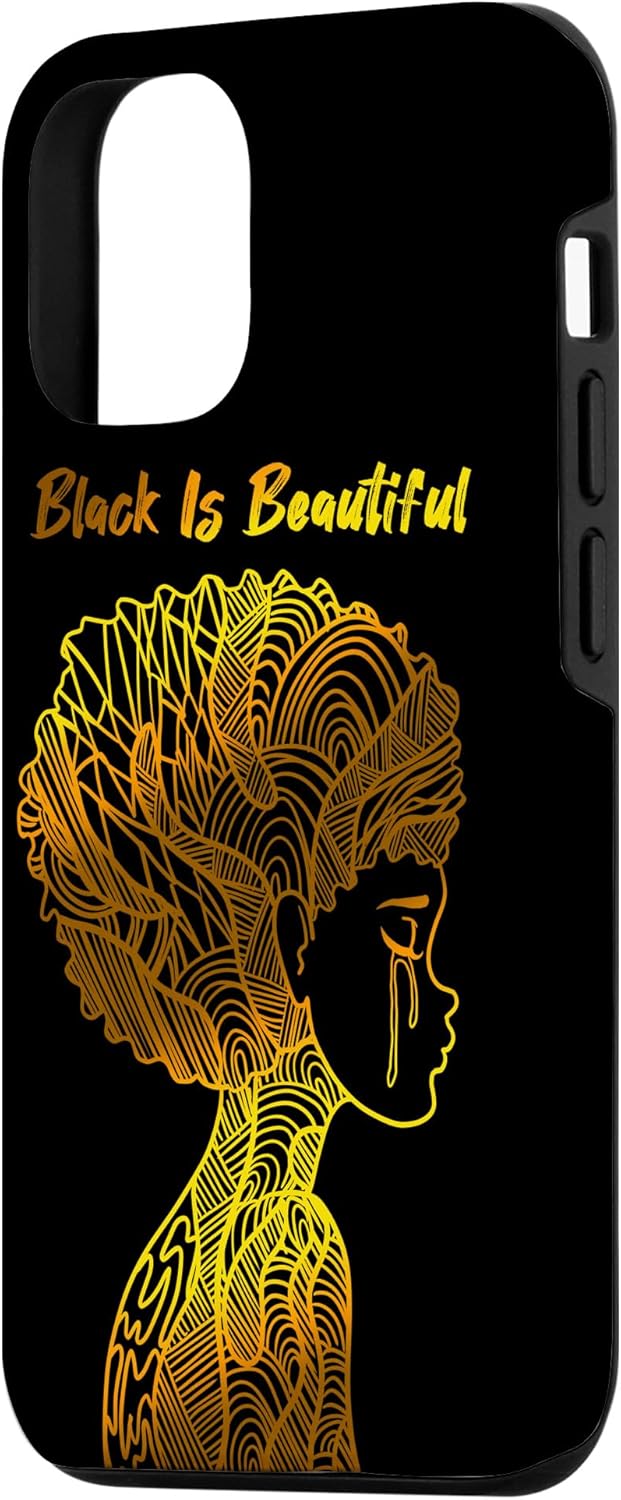 Funda para iPhone 13 Black Is Beautiful Melanin Afro African Pride History
