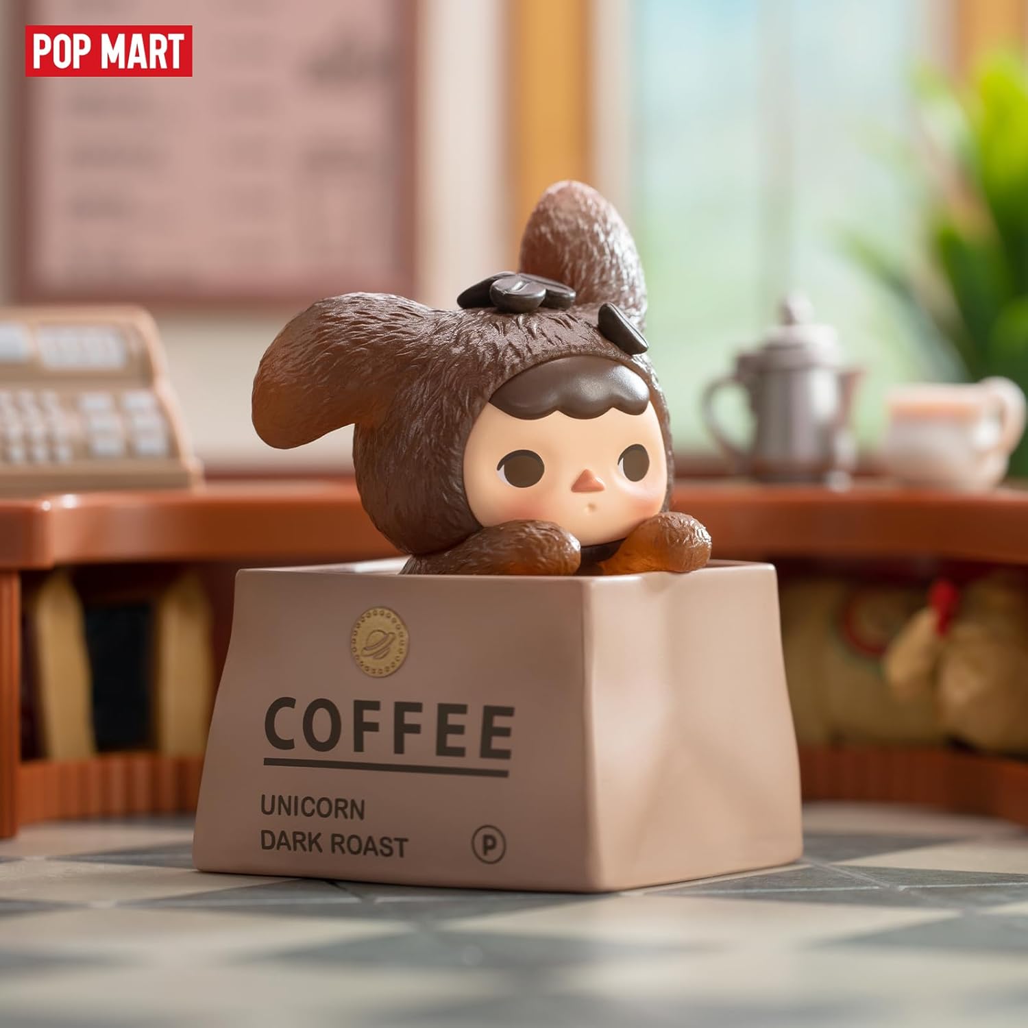 POP MART PUCKY – Figuras de caja ciega de conejo, juguetes de diseño aleatorio para decoración moderna del hogar, juego de juguetes coleccionables