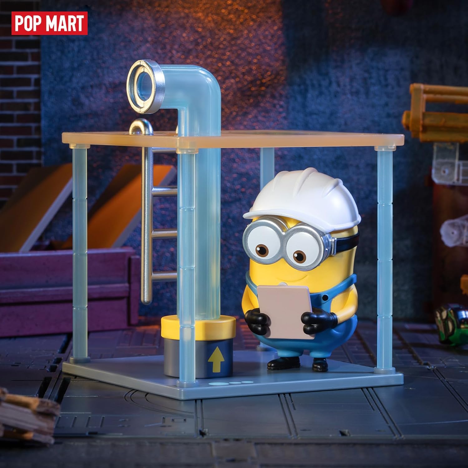 POP MART, Minions – Base secreta, figura de acción, juego de 99, juguetes de colección, caja al azar, regalo para cumpleaños, Navidad, fiestas,