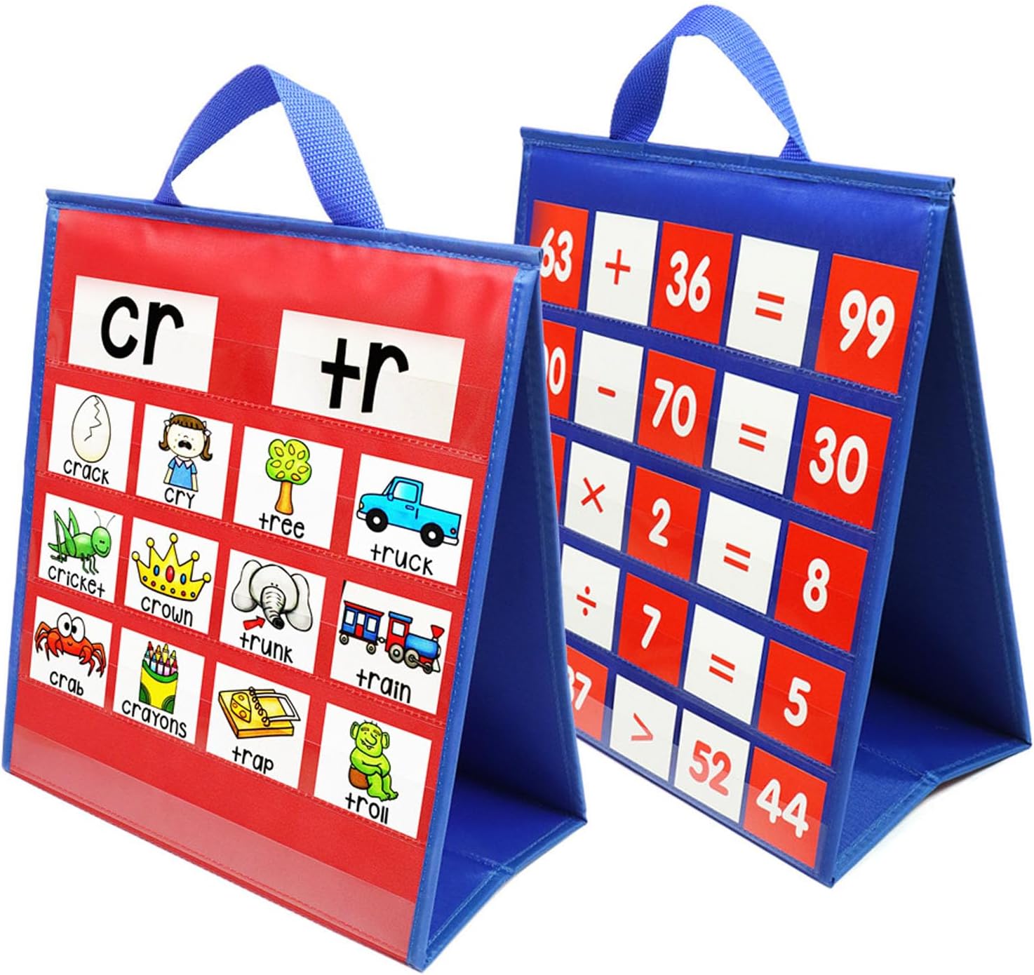 Tabla de bolsillo de mesa, tabla de bolsillo plegable de doble cara para la familia
