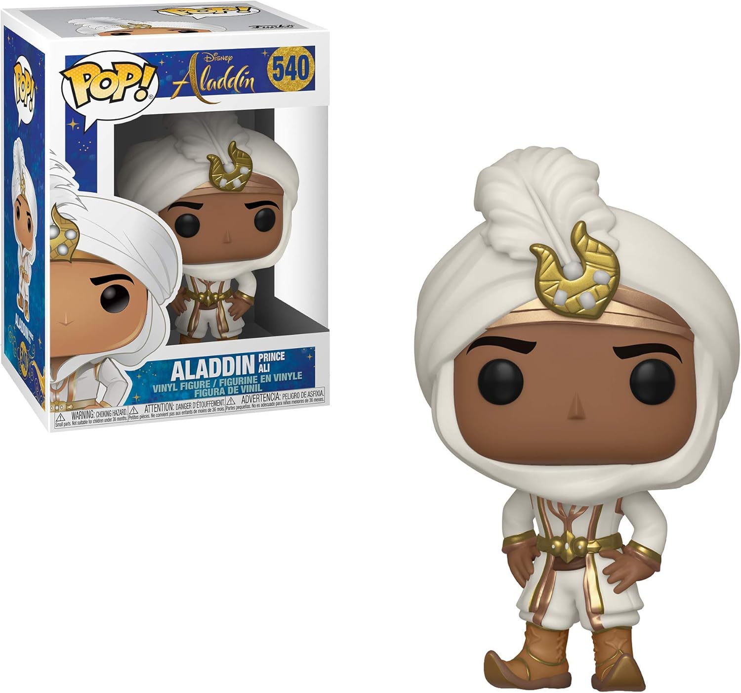 Funko Pop! Vinyl Disney Aladdin – Prince Ali 2 – Figura de vinilo coleccionable – Idea de regalo – Producto oficial – para niños y adultos – Fans de