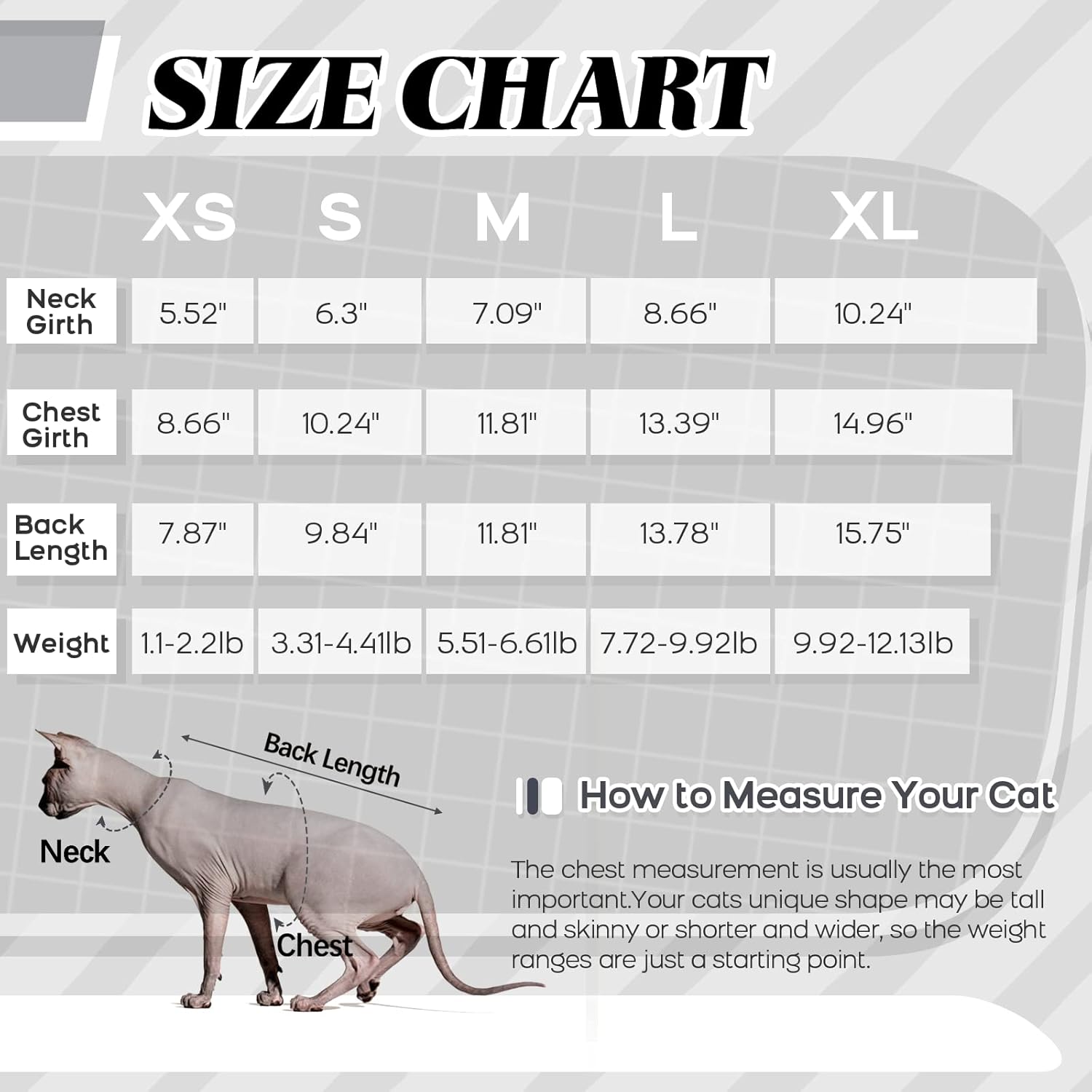 Bonaweite Sphynx – Suéter de gato sin pelo, cuello alto, ropa para gatos, ropa de gatito, de punto suave, ropa para gatos, ropa para mascotas,
