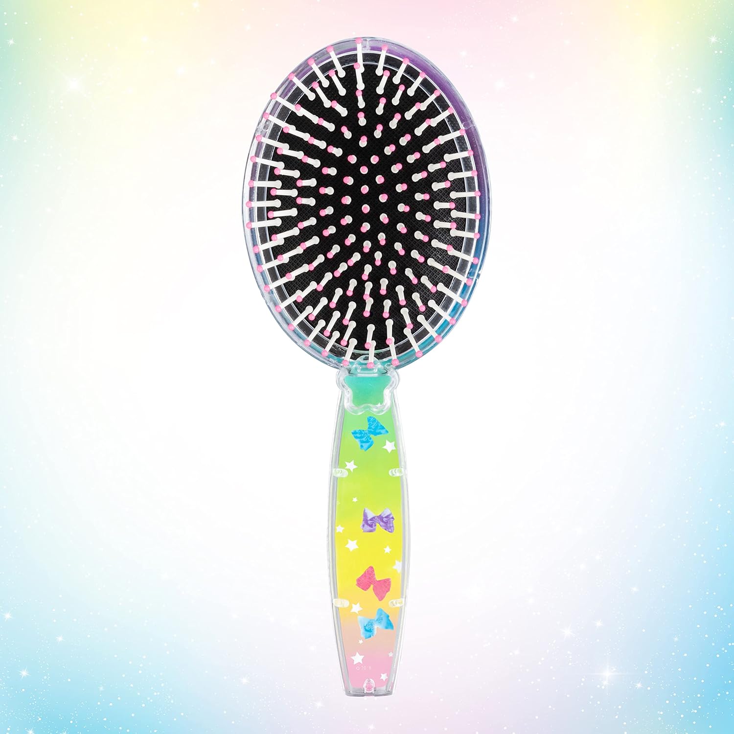 Jojo Siwa Unicorn – Cepillo de pelo con confeti para niñas, color arcoíris, a partir de 3 años