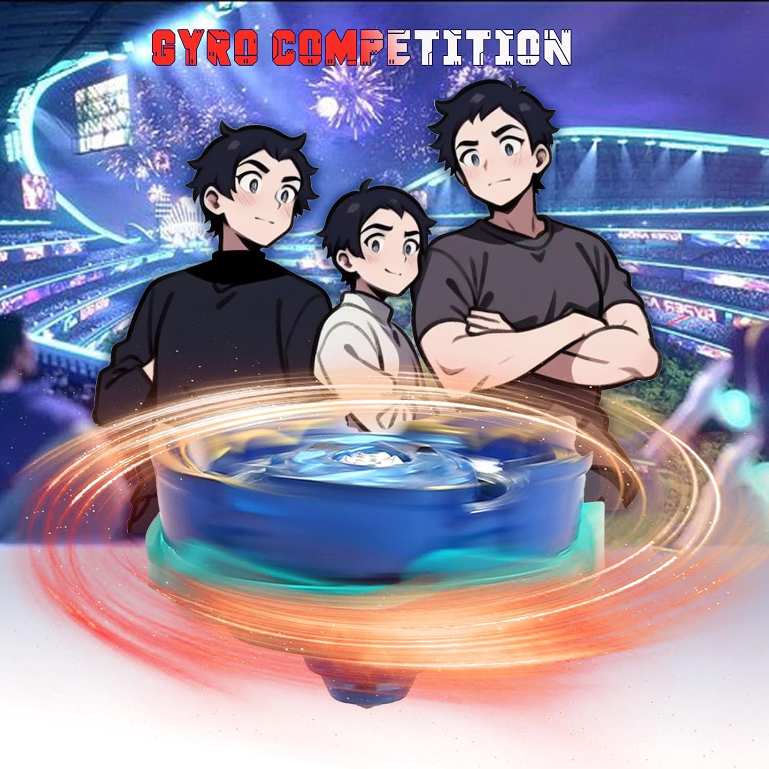 Zelzen Bey Burst Blade Gyro juguete, Bey Metal Fusion Spinning Battling Top Blades con lanzador de cuerda y asa, juegos de lucha de cumpleaños para