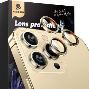 MAGIC JOHN Juego de 2 protectores de lente de cámara para iPhone 14 ProiPhone 14 Pro Max, modo de disparo nocturno Anillo individual de metal Ultra MAGIC JOHN Juego de 2 protectores de lente de cámara para iPhone 14 ProiPhone 14 Pro Max, modo de disparo nocturno Anillo individual de metal Ultra