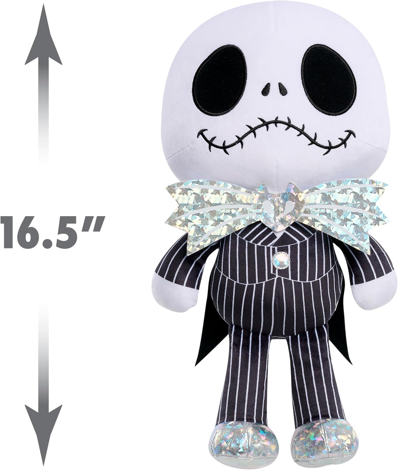 Just Play Disney 100 Years of Wonder Jack Skellington – Peluche grande, con licencia oficial para niños de 2 años en adelante