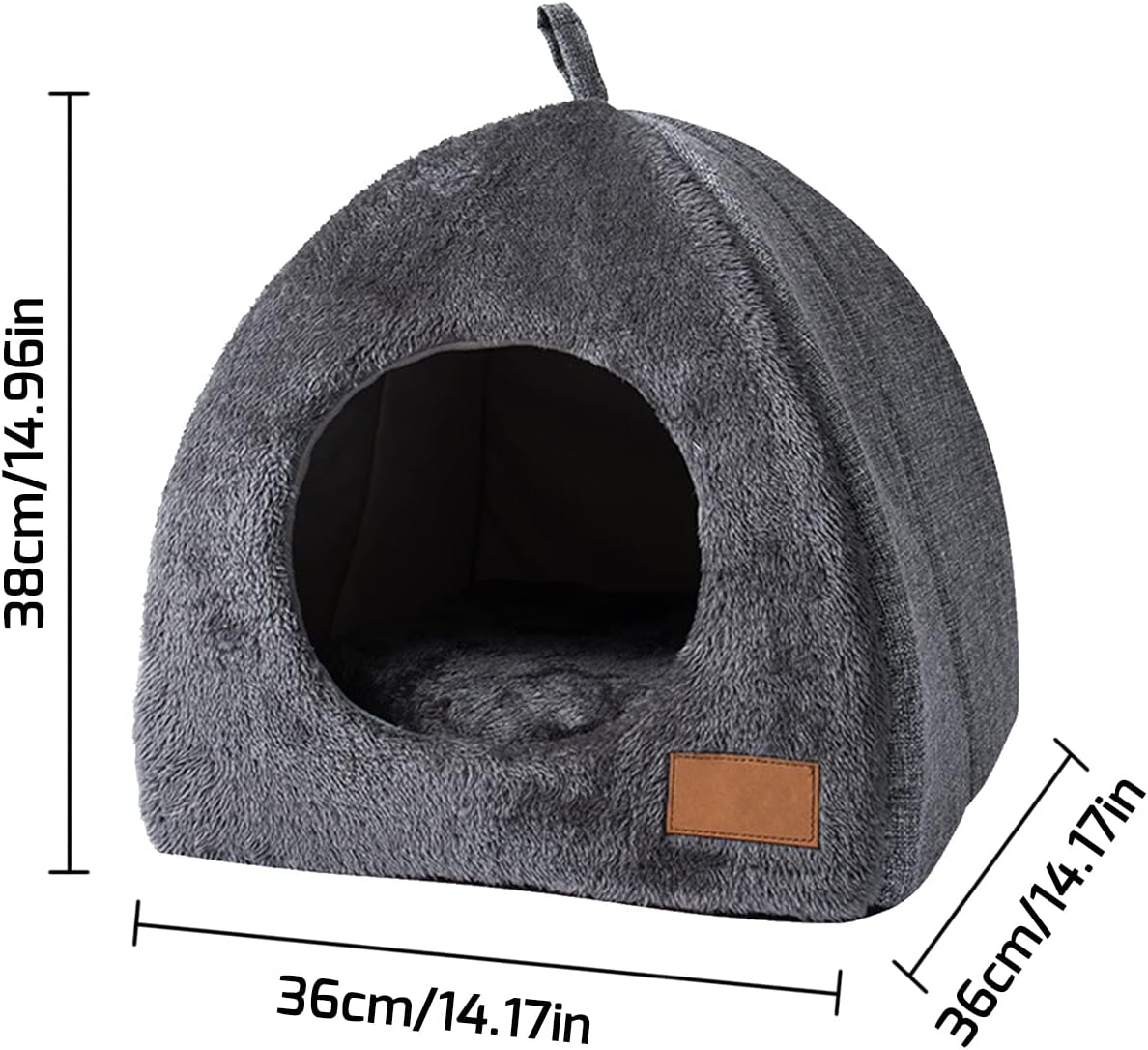 GUCABE Refugio cálido para gatos  Casa para gatos al aire libre en invierno, camas suaves y autocalentables para gatitos, cama para gatos de