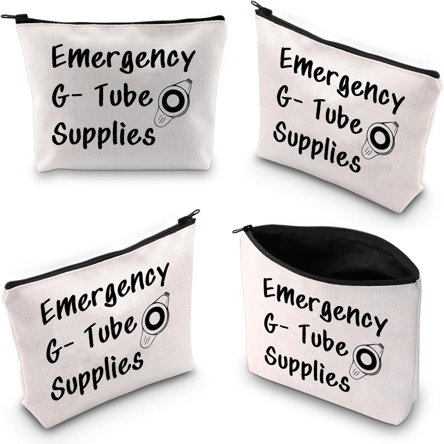 Bolsa de tubo de alimentación, regalo divertido para dietista, bolsa de maquillaje para cosméticos de enfermería, regalo de enfermería, suministros