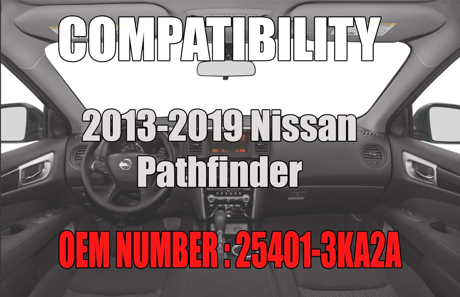 SWITCHDOCTOR Interruptor maestro de ventana para Nissan Pathfinder 2013-2018