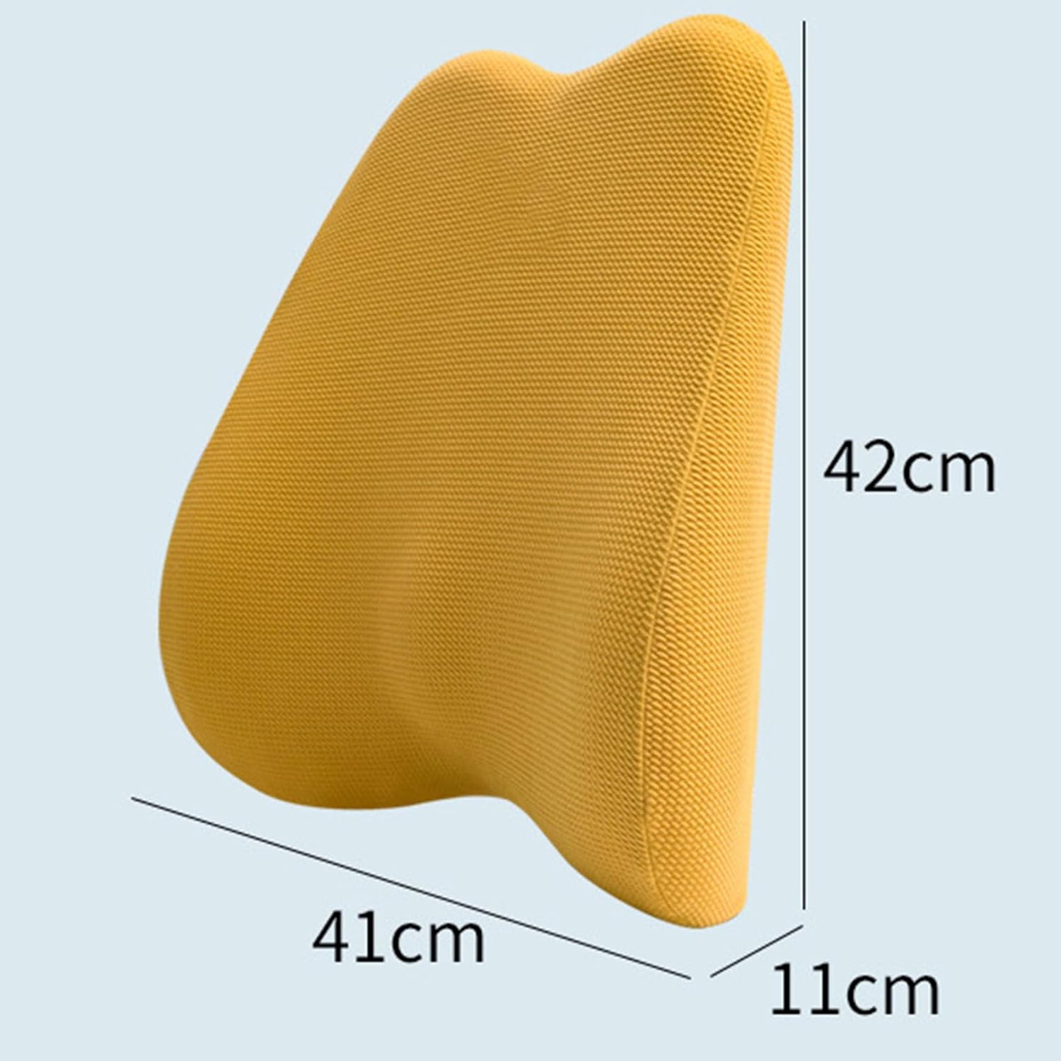 ZTGL Almohada de apoyo de espalda, cojín para asiento de automóvil, escritorio y silla de oficina para postura y apoyo lumbar, almohadas de espuma