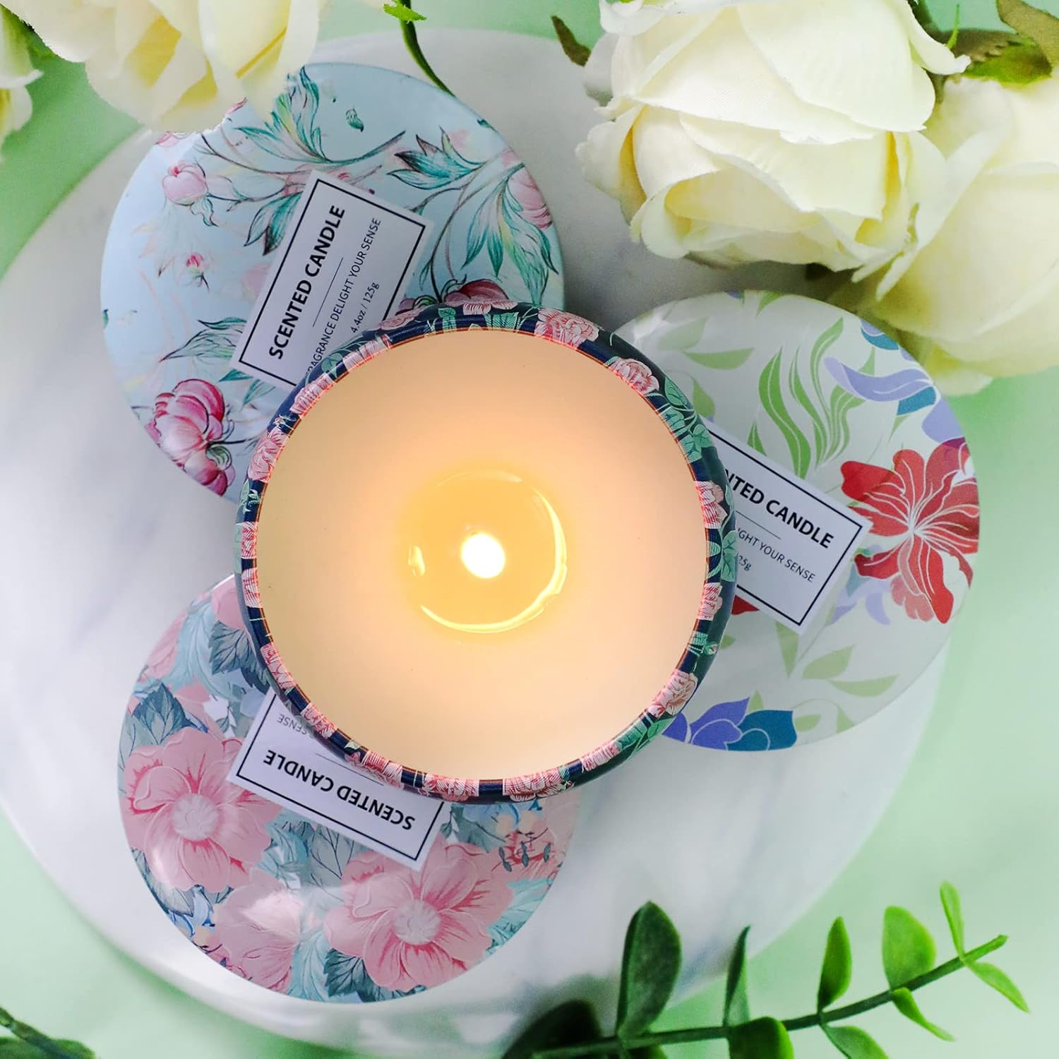 LA BELLEFÉE – Vela perfumada de cera de soja para Navidad.