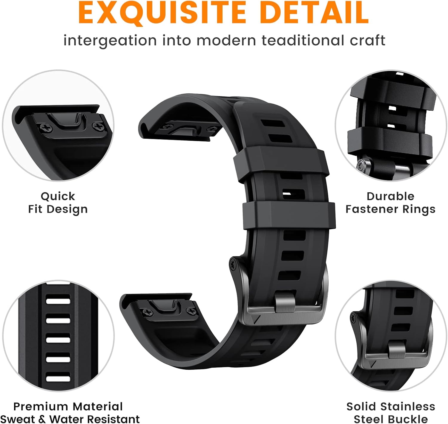 NotoCity Para Fenix 7S Band 0.787 in Fenix 7S6S5S Quickfit Watch Band Fenix 5S Plus Pulsera de silicona Fenix 6S pro Sports Smartwatch Band