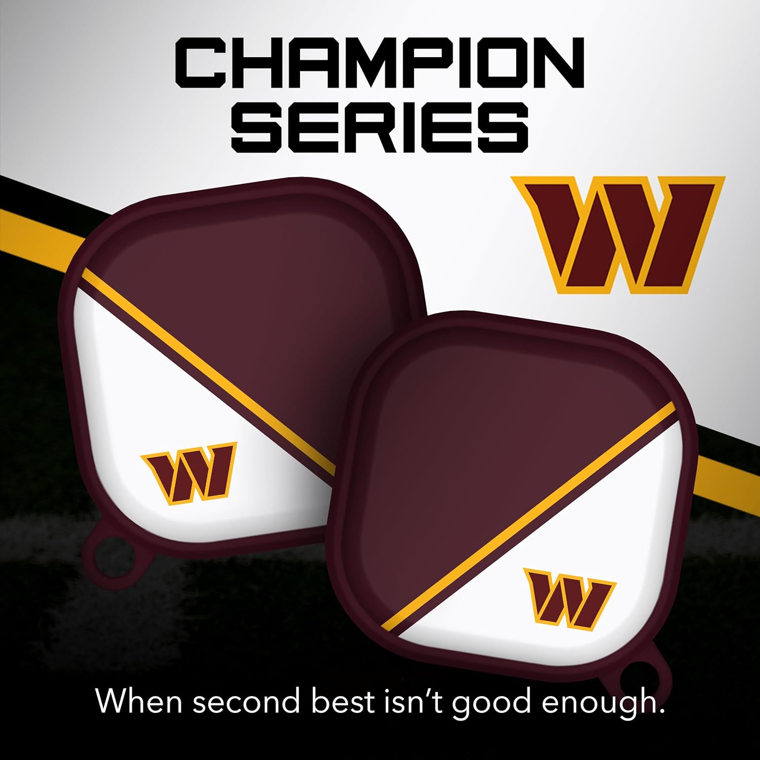 Game Time Washington Commanders HDX Champion Series – Funda compatible con Samsung Galaxy Buds Pro