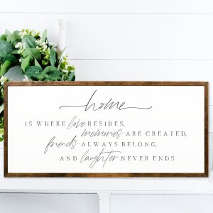 10×20 inches, Home Is Where Love Resides Wooden Sign  Rustic Handmade Wall Art  Inspirational Quote Decor  Farmhouse Style  Family Memories  Unique 10×20 inches, Home Is Where Love Resides Wooden Sign  Rustic Handmade Wall Art  Inspirational Quote Decor  Farmhouse Style  Family Memories  Unique