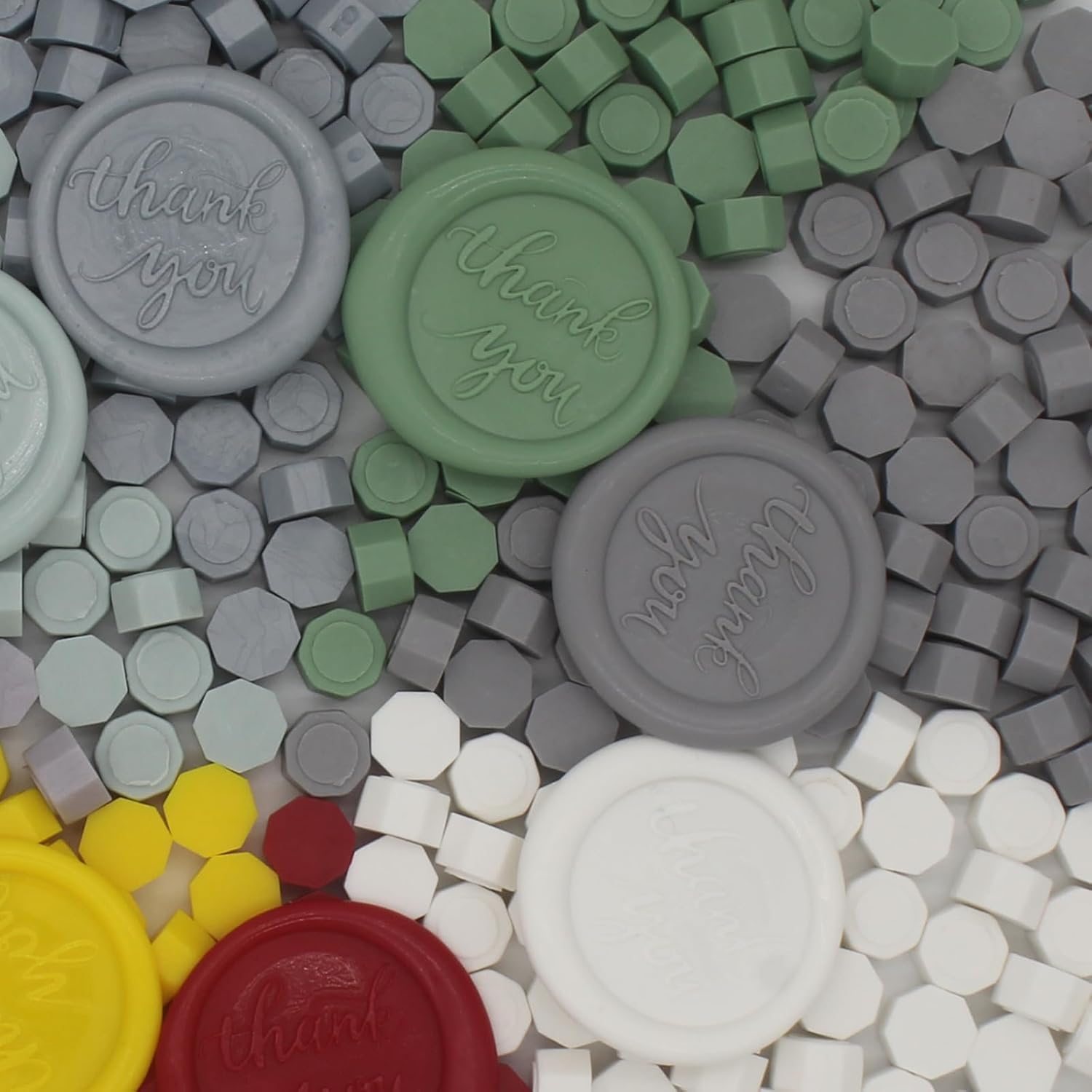 250 cuentas de sello de cera gris espacial, cuentas de cera de sellado prémium para sellos de sellos, paquete de repuesto de pellets de cera