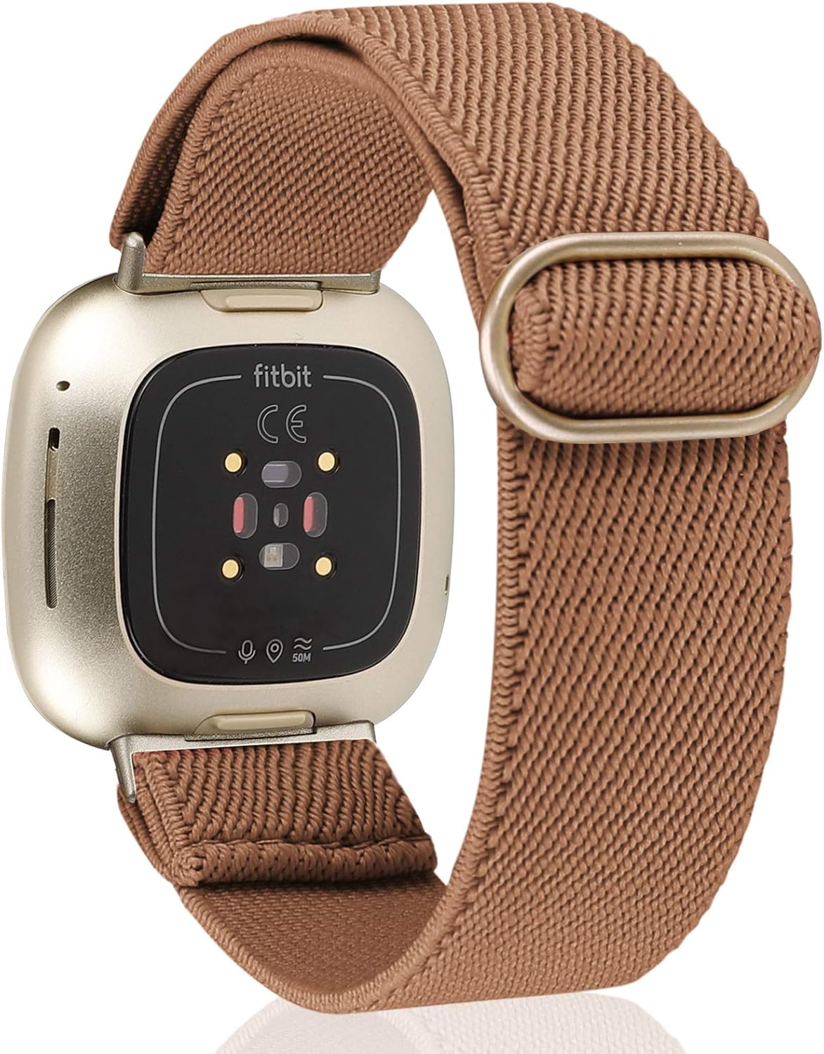 TOYOUTHS Compatible con Fitbit SenseSense 2 BandVersa 3Versa 4 Bandas para mujeres y hombres, correa elástica ajustable de tela de nailon para