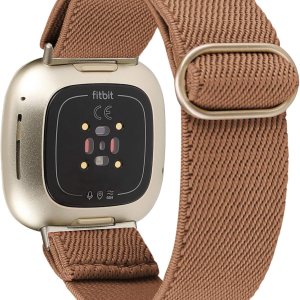 TOYOUTHS Compatible con Fitbit SenseSense 2 BandVersa 3Versa 4 Bandas para mujeres y hombres, correa elástica ajustable de tela de nailon para TOYOUTHS Compatible con Fitbit SenseSense 2 BandVersa 3Versa 4 Bandas para mujeres y hombres, correa elástica ajustable de tela de nailon para