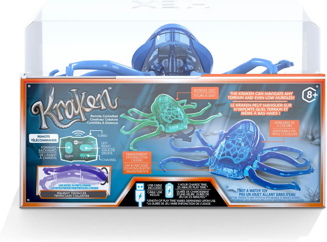 HEXBUG Kraken, criatura mítica robótica, los colores varían