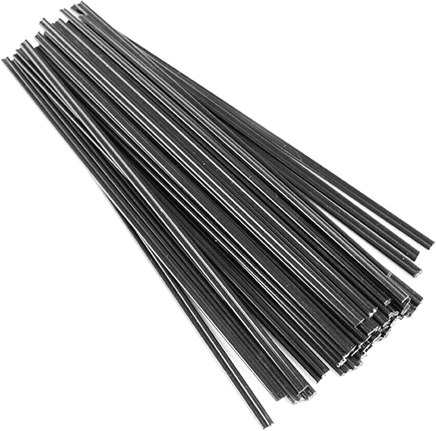 Varillas de soldadura Alambre de soldadura 40pcs Varillas de soldadura de plástico 7.874 in Longitud ABSPPPVCPE Varillas de soldadura 0.197×0.079 in