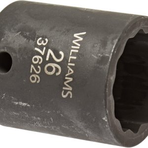 Williams 37626 – Enchufe de impacto estándar de 1.024 in, 12 puntos Williams 37626 – Enchufe de impacto estándar de 1.024 in, 12 puntos