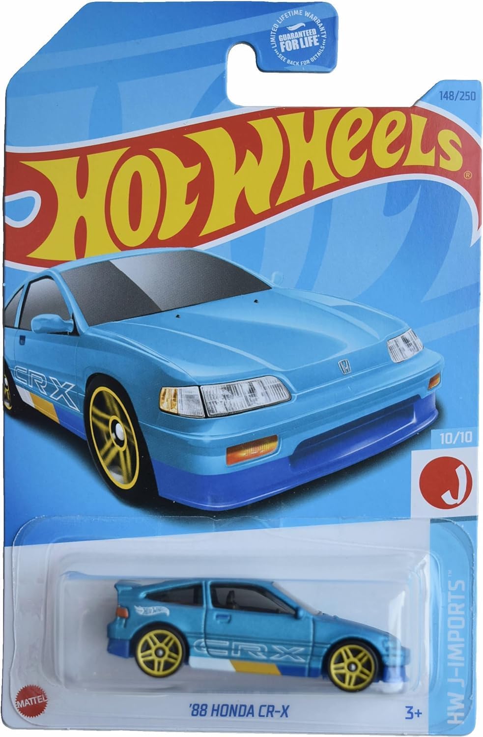 Hot Wheels Honda CR-X ’88, HW J-Imports 1010 Azul