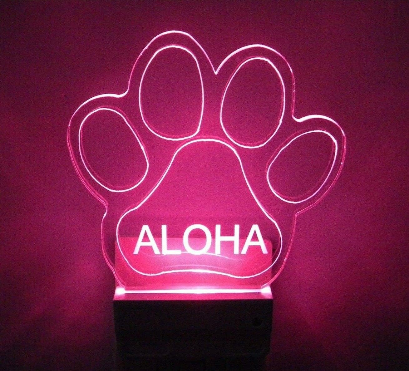 Luz nocturna multicolor personalizada LED enchufable, luz nocturna táctil ultra delgada, sensor inteligente del atardecer al amanecer, dormitorio de