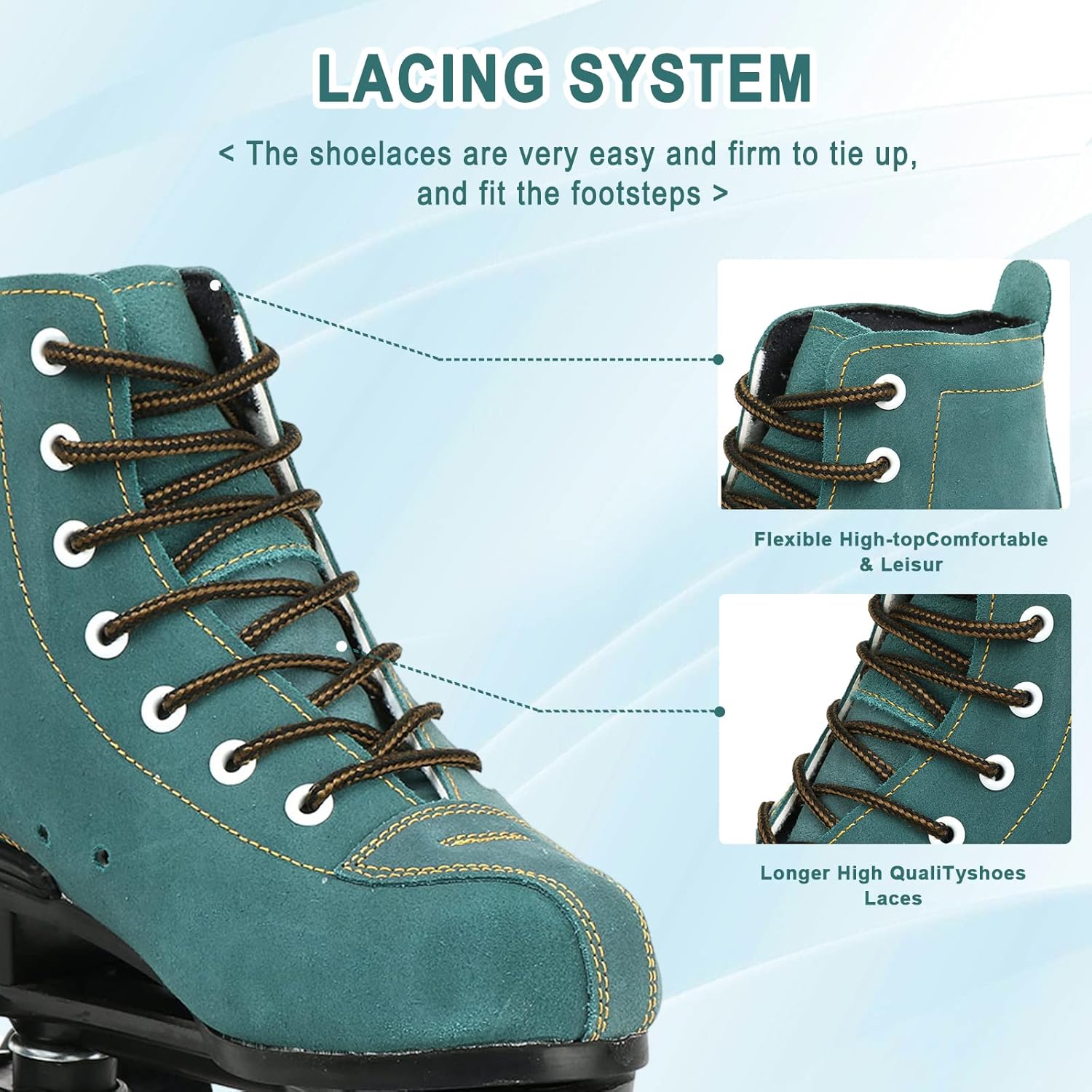 jessie Patines de ruedas para mujer, de doble fila, para exteriores e interiores, patines ajustables para mujeres, hombres, niños y niñas