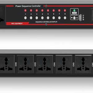 Acondicionador de energía de 10 salidas -8 Interruptor independiente Alimentación de rack, Acondicionador de energía para montaje en rack Regulador Acondicionador de energía de 10 salidas -8 Interruptor independiente Alimentación de rack, Acondicionador de energía para montaje en rack Regulador