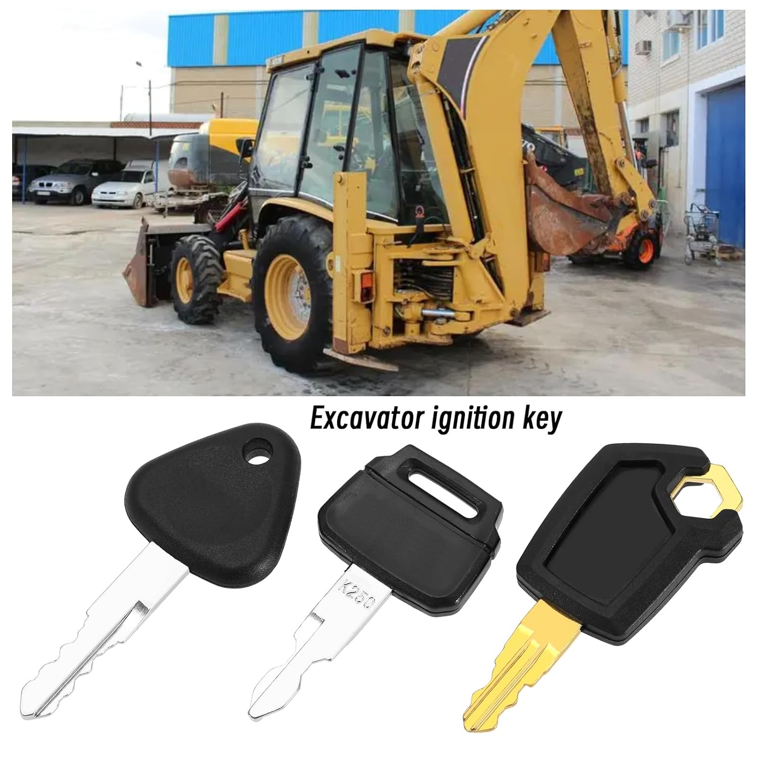SING F LTD Juego de llaves de arranque de encendido 5P8500 JCB 787 301 K250 777 D250 H806 14707 para maquinaria agrícola Excavadora Excavadora