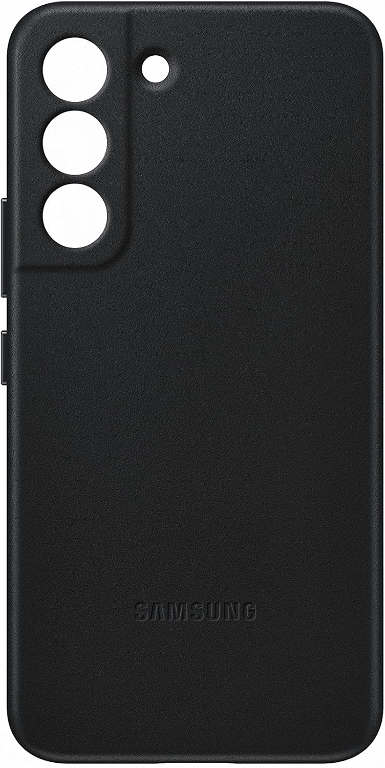 Samsung Funda de cuero oficial S22 Negro