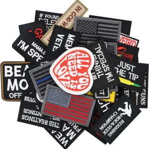 20 parches de bandera divertidos al azar, juego de parches militares para gorras tácticas, bolsos, mochilas, chaleco táctico, uniformes militares 20 parches de bandera divertidos al azar, juego de parches militares para gorras tácticas, bolsos, mochilas, chaleco táctico, uniformes militares