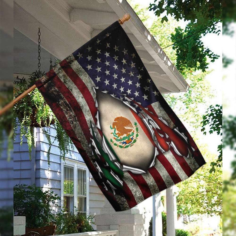 Banderas QNK265F, bandera de casa (29.5 x 39.5 pulgadas), banderas de jardín de casa de poliéster de alta calidad, banderas decorativas para