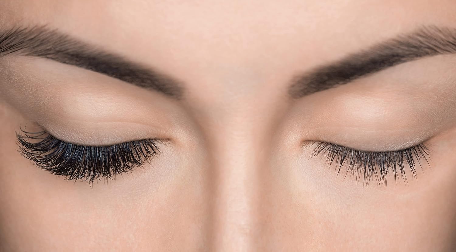 Mia Secret Pestañas naturales regulares, pestañas postizas de estilo natural, banda transparente invisible, reutilizables y ligeras, paquete de 4