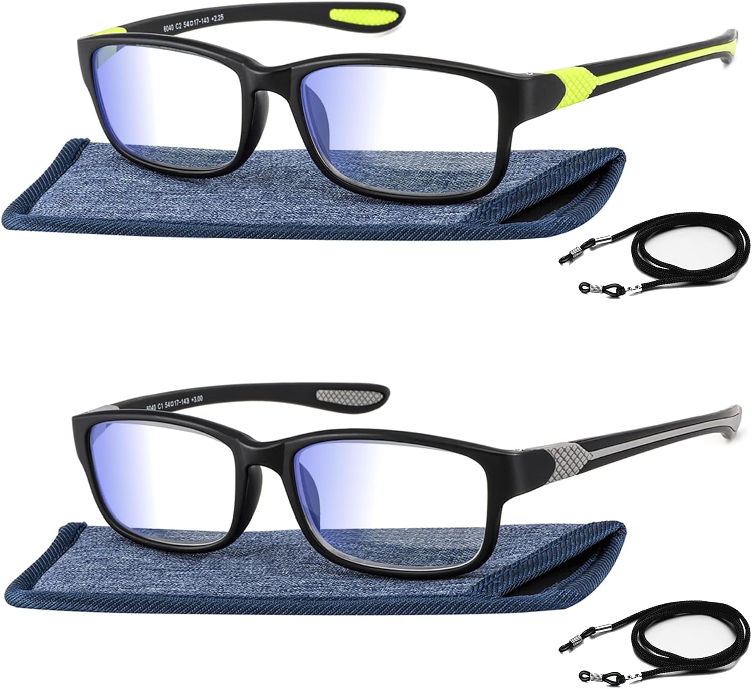 JCUANGR Photochromic Reading Glasses for Men,Wide Transition Sun Sport Readers,Large Stylish Blue Light Computer Eyeglasses