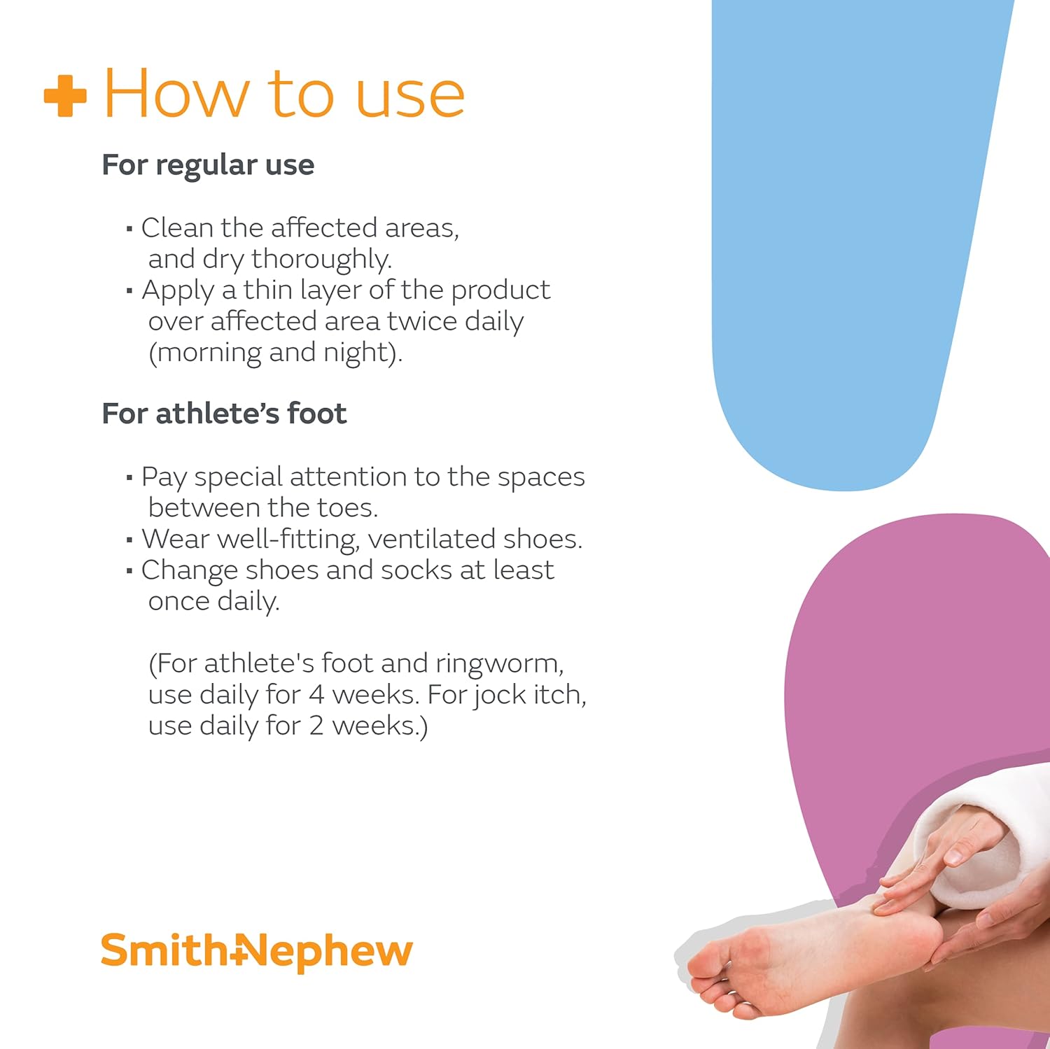 Smith y Nephew SECURA Antifúngico greaseless Fórmula2oz