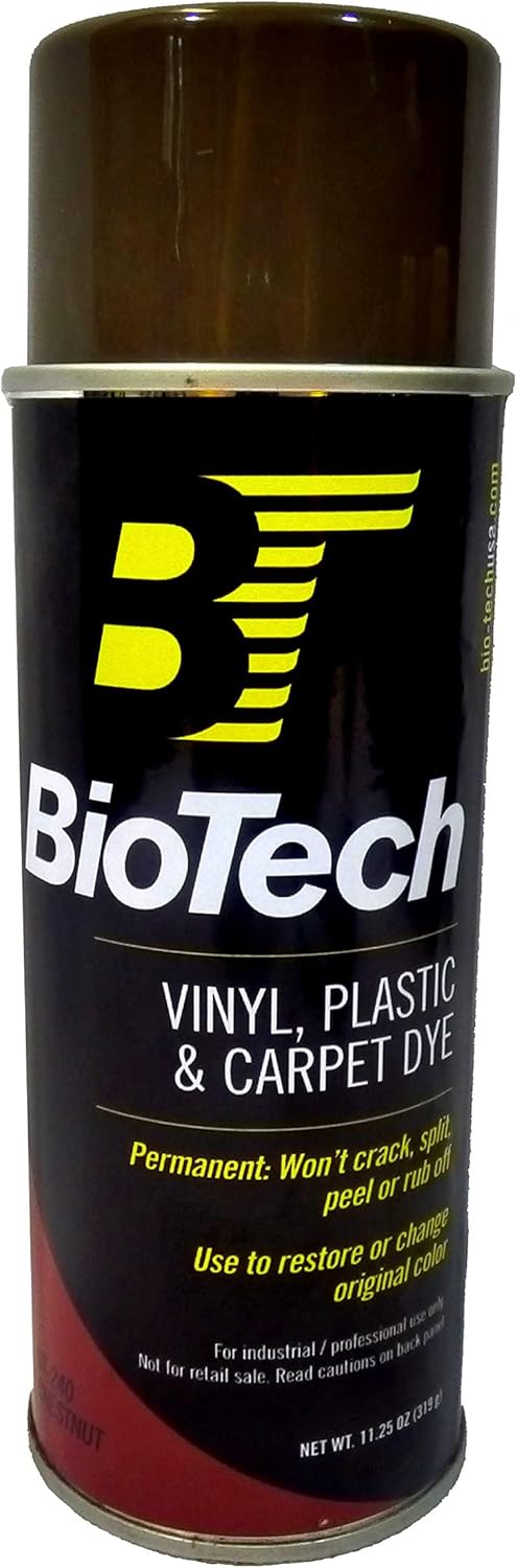 BioTech – Tinte para vinilo, plástico y alfombras, pintura en aerosol, tinte para alfombras, tinte de plástico, tinte de vinilo, aerosol en aerosol